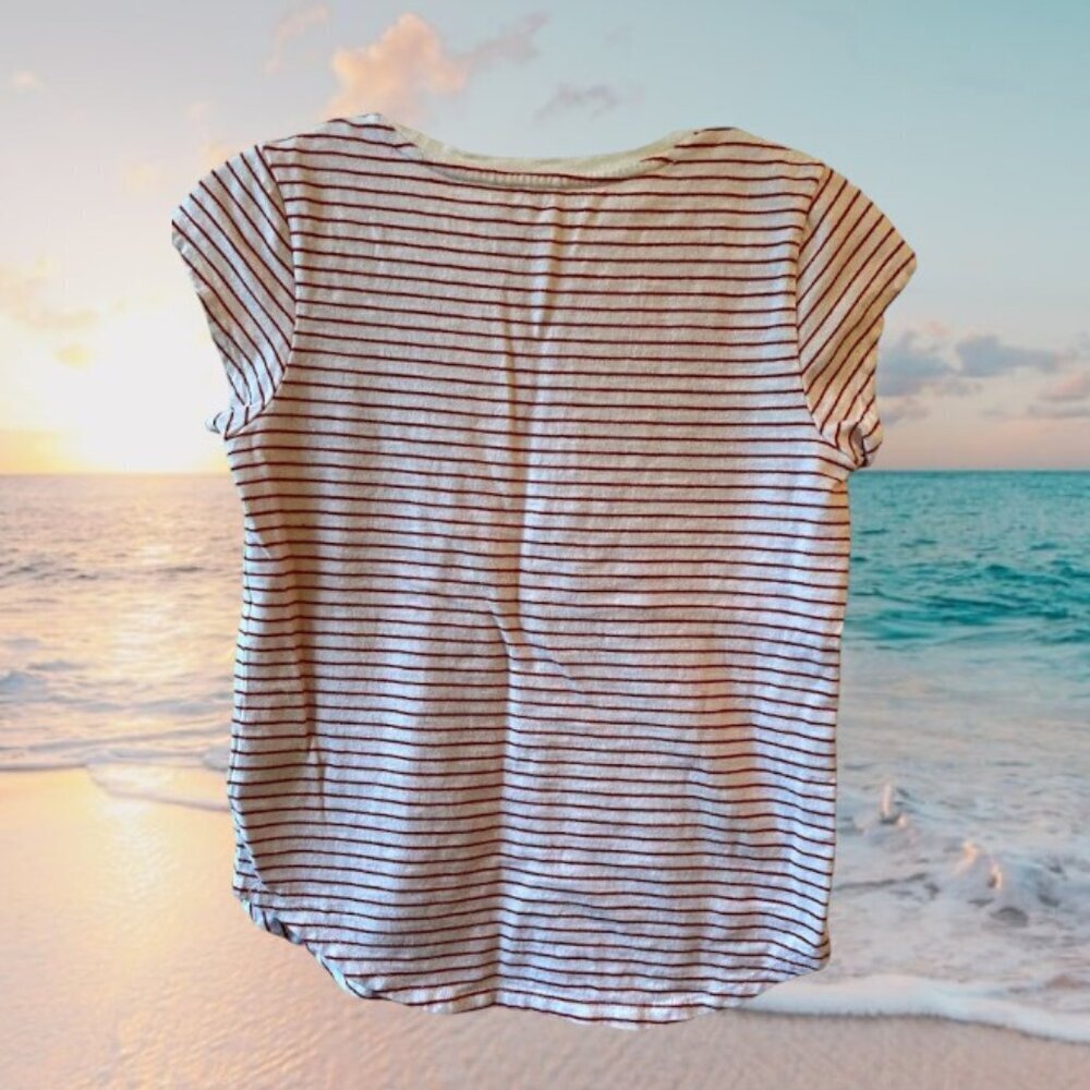Joie "The Hamptons" Woman's Graphic Tee - Picture 4 of 6